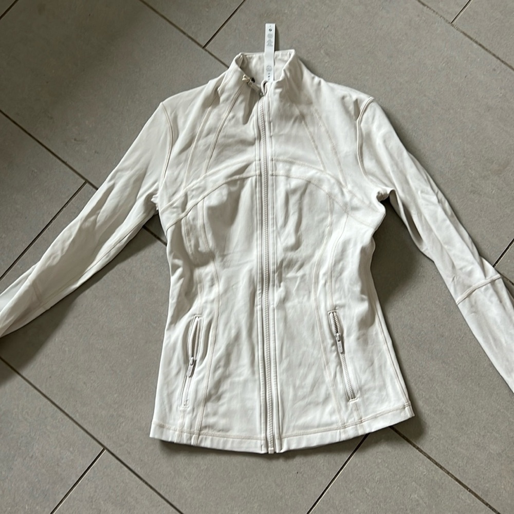 Lululemon cream zip up